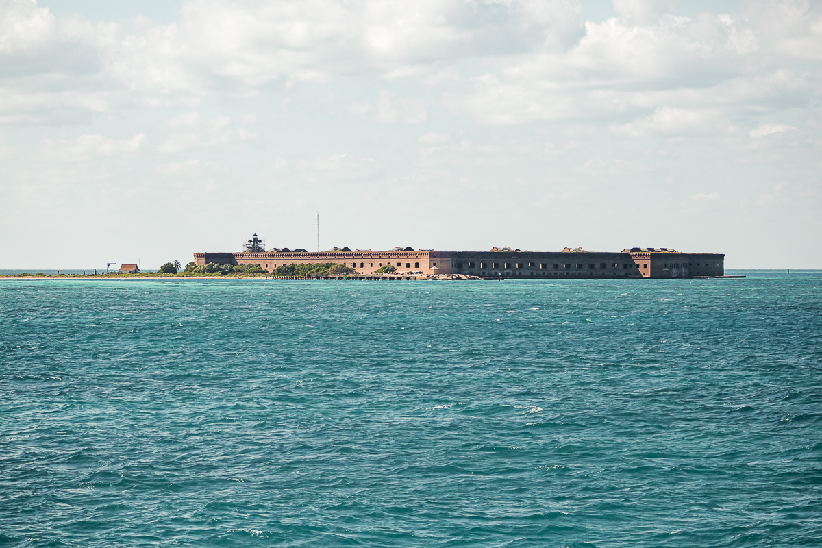 Vista de fort jefferson y dry tortugas